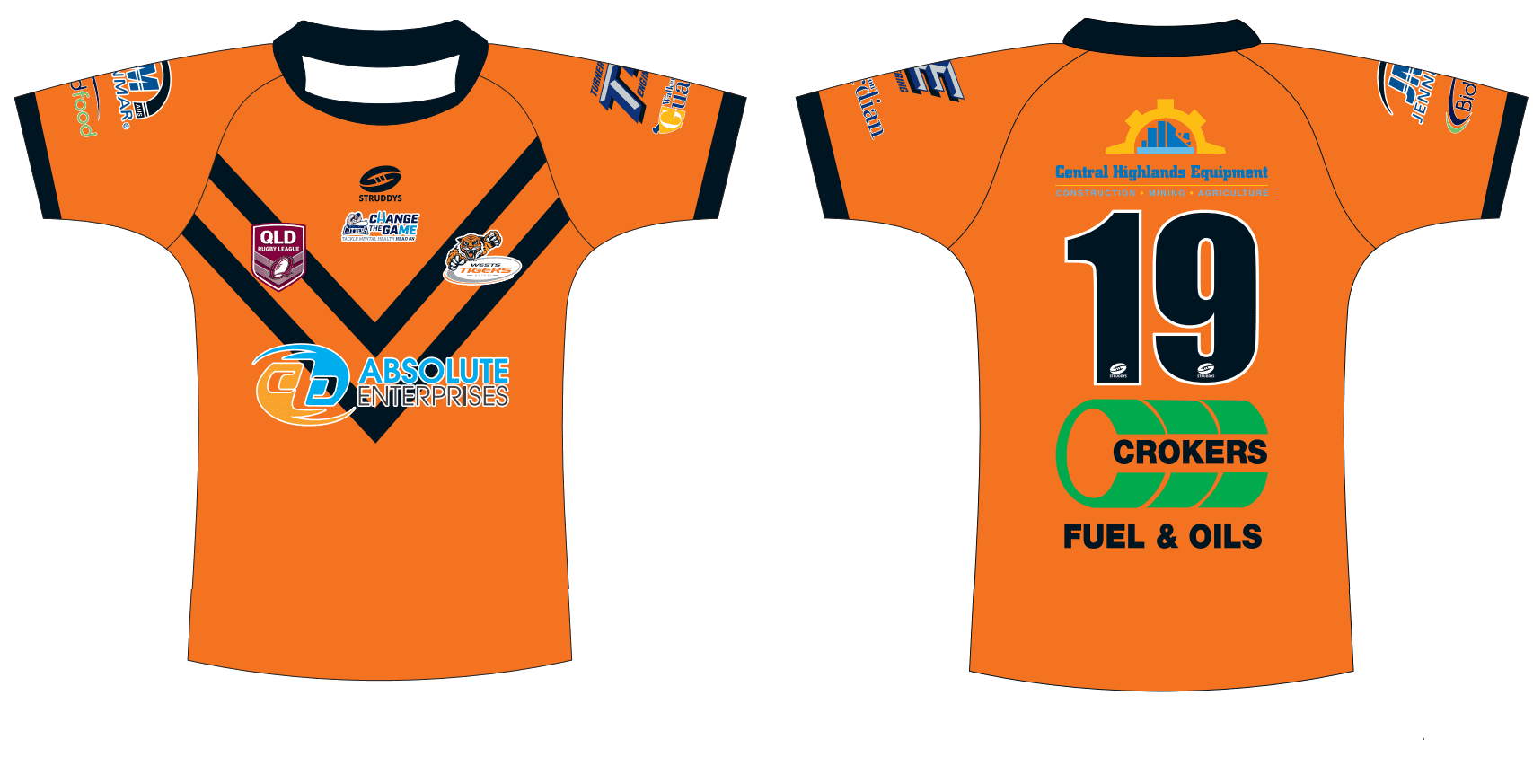 West Tigers Training Singlet 22 – The Rugby Shop Darwin